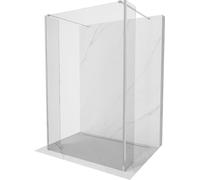 Mexen Kioto Paroi de douche sur pied 90 x 30 x 30 cm, transparent, chrome - 800-090-030-222-01-00-030