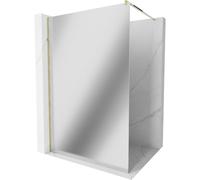Mexen Kioto paroi de douche Walk-in 110 x 200 cm, miroir 8 mm, or - 800-110-101-50-50 2771 5907709132429