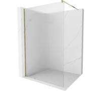 Mexen Kioto paroi de douche Walk-in 110 x 200 cm, rayures 8 mm, doré - 800-110-101-50-09 21210 5905315200204
