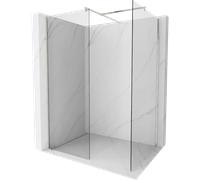 Mexen Kioto paroi de douche Walk-in 120 x 80 cm, transparent, nickel brossé - 800-120-202-97-00-080 45394 5905315335975