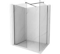 Mexen Kioto paroi de douche Walk-in 155 x 110 cm, transparent, gris pistolet brossé - 800-155-202-66-00-110 44602 5905315332080