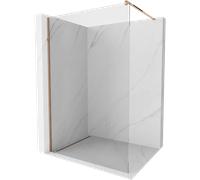 Mexen Kioto paroi de douche Walk-in 160 x 200 cm, transparent 8 mm, or rose - 800-160-101-60-00 2640 5907709124998