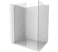 Mexen Kioto paroi de douche Walk-in 180 x 105 cm, transparent, blanc - 800-180-202-20-00-105 43043 5905315323941