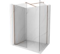 Mexen Kioto paroi de douche Walk-in 180 x 120 cm, transparent, or rose - 800-180-202-60-00-120 44075 5905315329165
