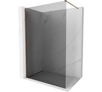 Mexen Kioto-X panneau de douche Walk-in 110 x 200 cm, graphite 10 mm, or rose - 800-110-101-60-40-X 59506 5905315537492