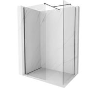 Mexen Kioto-X paroi de douche Walk-in 140 x 100 cm, transparent 10 mm, gris canon brossé - 800-140-202-66-00-100-X 60547 5905315547439