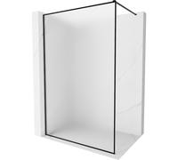 Mexen Kioto-XF Cloison de douche Walk-in avec cadre 100 x 202 cm, givre 10 mm, noir - 800-100-104-70-30-X 59783 5905315540249