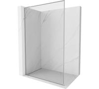 Mexen Kioto-XF L panneau de douche Walk-in avec cadre 110 x 202 cm, transparent 10 mm, chrome - 800-110-174-01-00-XF 60019 5905315569370