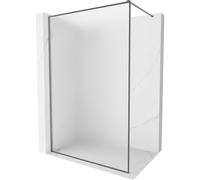 Mexen Kioto-XF paroi de douche Walk-in avec cadre 120 x 202 cm, verre dépoli 10 mm, métal gun - 800-120-104-95-30-X 59797 5905315540386