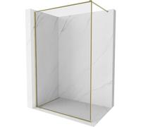 Mexen Kioto-XF paroi de douche Walk-in avec cadre 60 x 202 cm, transparent 10 mm, or - 800-060-104-50-00-X 59599 5905315538406