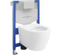 Mexen Kit WC sur pied Felix XS-F avec cuvette Carmen, Blanc - 6803388XX00