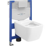 Mexen Kit WC sur pied Felix XS-F avec cuvette Stella, Blanc - 6803368XX00