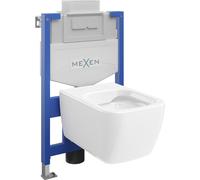 Mexen Kit WC sur pied Felix XS-U avec cuvette Stella, Blanc - 6853368XX00