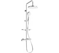 Mexen KT05 ensemble de douche en surface avec douche de tête et mitigeur thermostatique, chrome/blanc - 771500593-00 1969 5907709141766