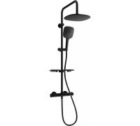 Mexen KT17 ensemble de douche externe avec pommeau de douche et mitigeur thermostatique, noir - 771501793-70 1975 5907709141827