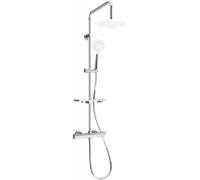 Mexen KT67 ensemble de douche en saillie avec pommeau de douche et mitigeur thermostatique, chromé/blanc - 771506793-00 1997 5907709141933