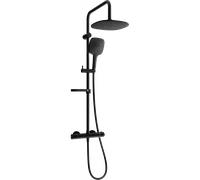Mexen KX17 ensemble de douche apparent avec pomme de douche et mitigeur thermostatique, noir - 771501791-70 1955 5907709141605