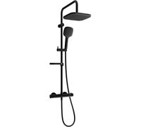 Mexen KX33 ensemble de douche en saillie avec pomme de douche et robinet thermostatique, noir - 771503391-70 1958 5907709141759