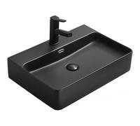 Mexen Lara lavabo de comptoir 60 x 42 cm, noir mat - 21166085 2232 5907709191075