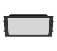 Mexen LDRR panneau de plafond downlight LED encastré 30 x 30 cm, 24W, Froid - 6500K, 1920 lm, noir - L211-030-2465-70 97356 5905315984524