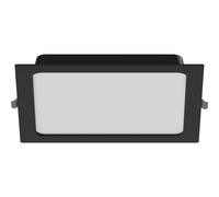 Mexen LDRR panneau de plafond encastré LED downlight 22 x 22 cm, 18W, Neutre - 4000K, 1350 lm, noir - L211-022-1840-70 97339 5905315984463
