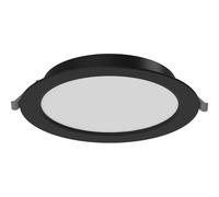 Mexen LDRR panneau de plafond encastré LED downlight, diamètre 17 cm, 12W, Neutre - 4000K, 900 lm, noir - L210-017-1240-70 96419 5905315984227