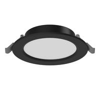 Mexen LDRR panneau de plafond LED encastré fi 12 cm, 6W, Froid - 6500K, 450 lm, noir - L210-012-0665-70 96215 5905315984166