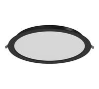 Mexen LDRR panneau plafond downlight LED encastré fi 30 cm, 24W, Neutre - 4000K, 1920 lm, noir - L210-030-2440-70 96488 5905315984302