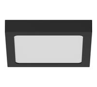 Mexen LDSS plafonnier LED de plafond en surface 22 x 22 cm, 18W, Froid - 6500K, 1440 lm, noir - L213-022-1865-70 99740 5905315984722