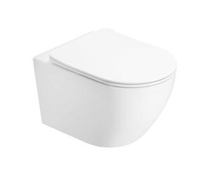 Mexen Lena 2.0 cuvette WC Rimless Tornado avec abattant amortisseur slim, duroplast, blanc brillant - 3022L4000T 83176 5905315983732