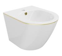 Mexen Lena bidet suspendu, blanc/doré ligne - 35224805 16095 5907709154629