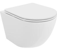 Mexen Lena Cuvette de WC sans rebord avec plaque mince à chute lente, duroplast, blanc - 30220300