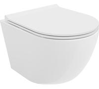 Mexen Lena Cuvette de WC sans rebord avec plaque mince à chute lente, duroplast, blanc - 30220500