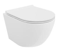 Mexen Lena cuvette WC Rimless Tornado avec abattant à descente progressive slim, duroplast, blanc brillant - 30220500T 61496 5905315577412