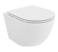 Mexen Lena cuvette WC Rimless Tornado avec abattant à fermeture douce mince, duroplast, blanc brillant - 30220300T 61494 5905315577399