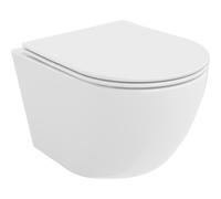 Mexen Lena cuvette WC sans rebord Tornado avec abattant slim à descente progressive, duroplast, blanc brillant - 30220400T 61495 5905315577405