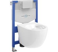 Mexen ensemble encastré WC châssis Fenix XS-F avec cuvette WC Lena, blanc brillant - 6803322XX00 13108 5907709163843