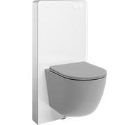 Mexen Lena ensemble sur châssis WC cadre pneumatique Tex Air G avec cuvette WC et abattant à fermeture lente, gris clair mat 101159 5907931045108