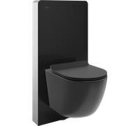 Mexen Lena ensemble WC en applique avec châssis pneumatique Tex Air G, cuvette WC Tornado et abattant à descente lente, noir 101272 5907931048390
