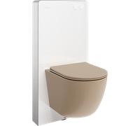 Mexen Lena Ensemble WC sur système pneumatique Tex Air G avec cuvette WC et abattant à descente amortie, cappuccino mat 101167 5907931045184