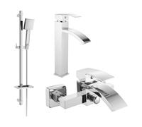 Mexen Libra DQ45 ensemble de bain, chrome - 745113DQ45-00 5526 5907709185111