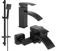 Mexen Libra DQ45 set de baignoire, Noir - 745103DQ45-70