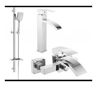 Mexen Libra DQ62 ensemble de bain, chromé - 745113DQ62-00 5523 5907709185081