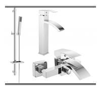 Mexen Libra DQ77 ensemble de baignoire, chrome - 745113DQ77-00 5520 5907709185050