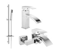 Mexen Libra DQ77 ensemble de bain, chrome - 745103DQ77-00 5511 5907709184961
