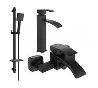 Mexen Libra Ensemble de baignoire DQ45, noir - 745113DQ45-70 5528 5907709185135