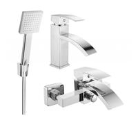 Mexen Libra R45 ensemble de bain, chrome - 745103R45-00 5535 5907709187580