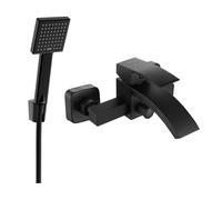 Mexen Libra R45 robinet de baignoire avec ensemble de douche, noir - 74513R45-70 5555 5907709187788