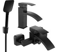Mexen Libra R62 set de baignoire, Noir - 745103R62-70