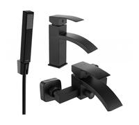 Mexen Libra R77 ensemble de baignoire, noir - 745103R77-70 5531 5907709187542